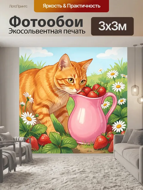 300 × 300 см · Экосольвентная печать