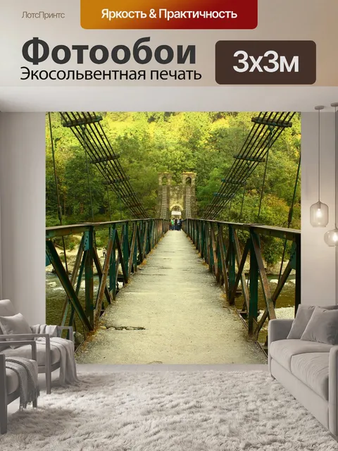 Фотообои Пешеходный мост