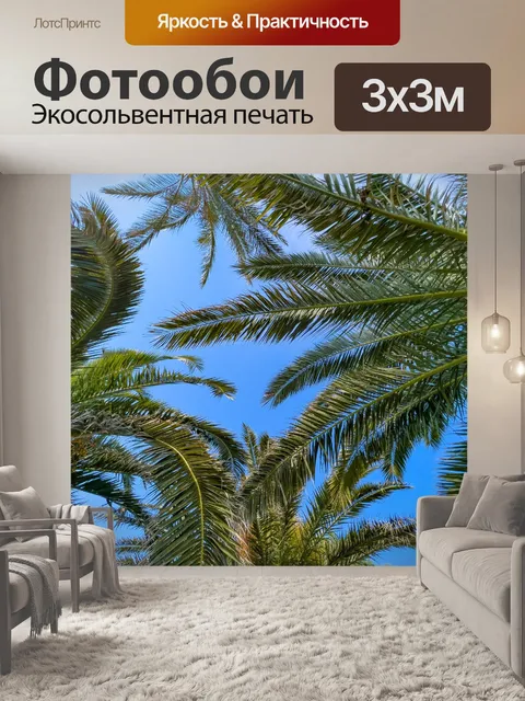 Фотообои Пальмы против неба