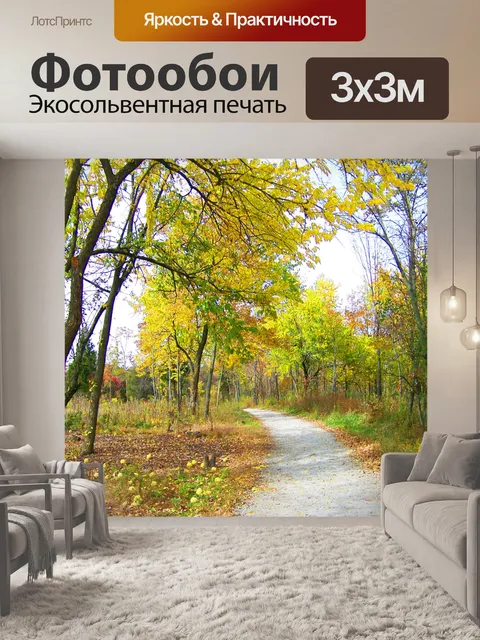 Фотообои Осень Путь
