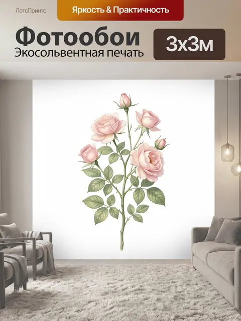 300 × 300 см · Экосольвентная печать
