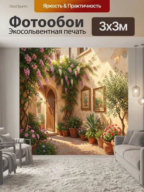 300 × 300 см · Экосольвентная печать