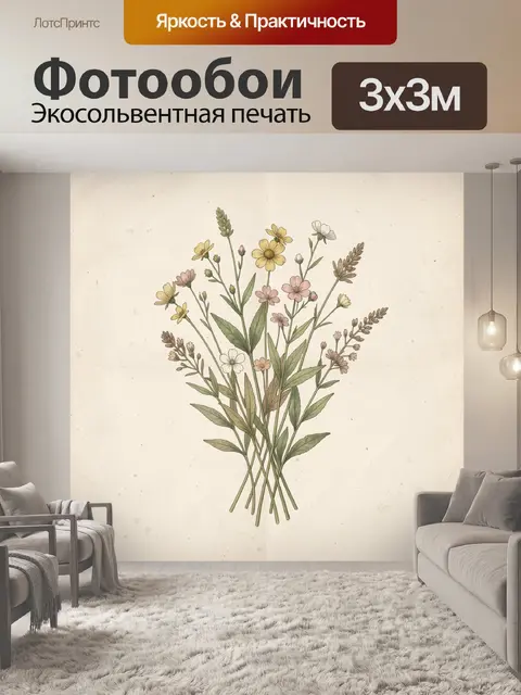 300 × 300 см · Экосольвентная печать