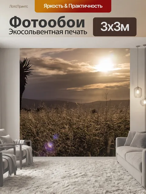 Фотообои Золотой час