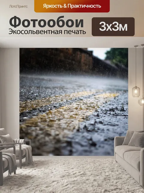 Фотообои Дождь