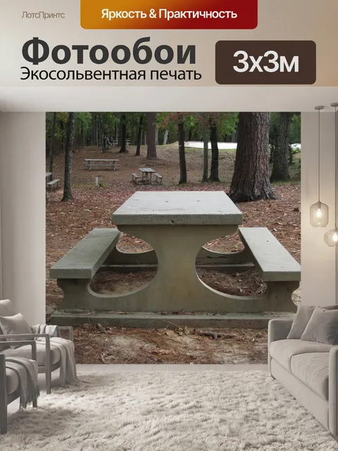 Фотообои Стол для пикника