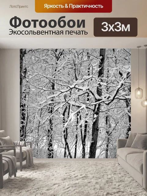 Фотообои Зимние деревья