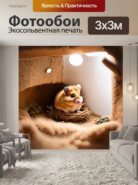Фотообои в уютном уголке комнаты
