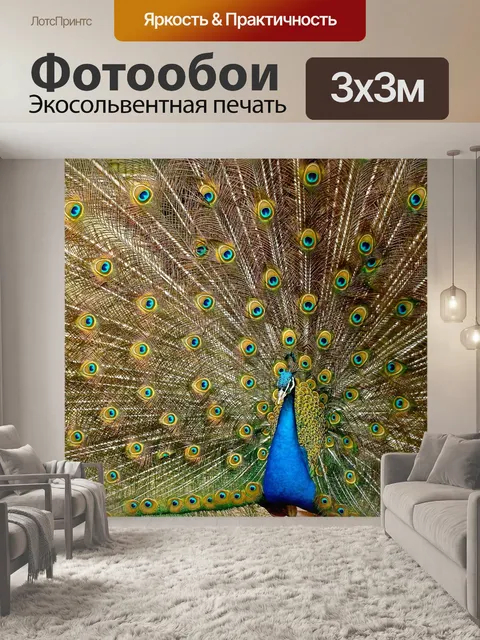 Фотообои Павлиний
