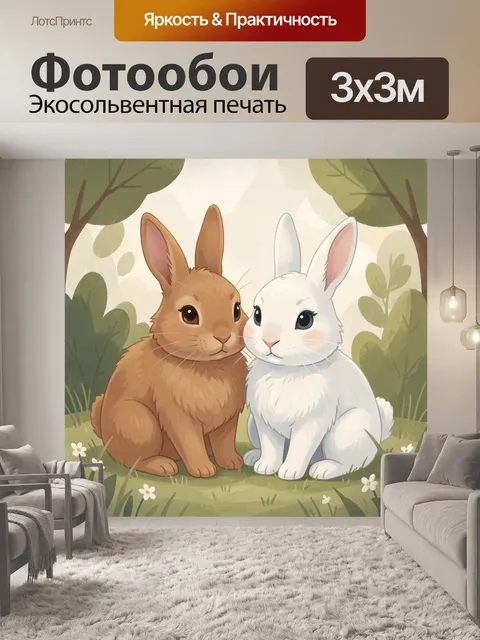 300 × 300 см · Экосольвентная печать