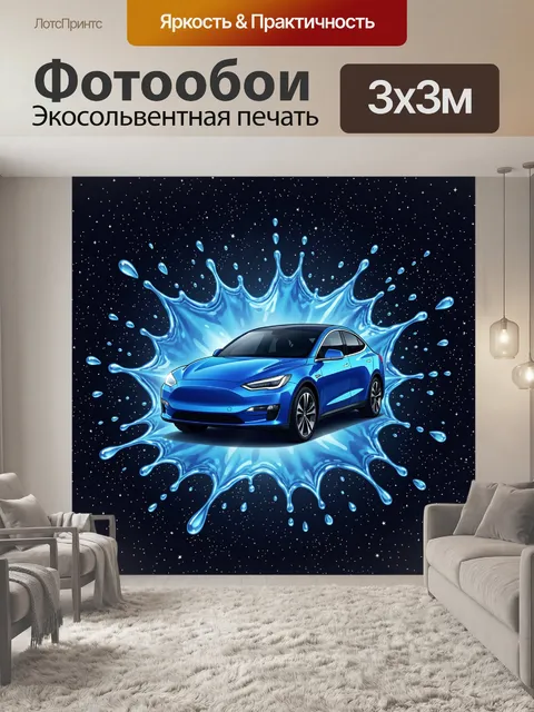300 × 300 см · Экосольвентная печать