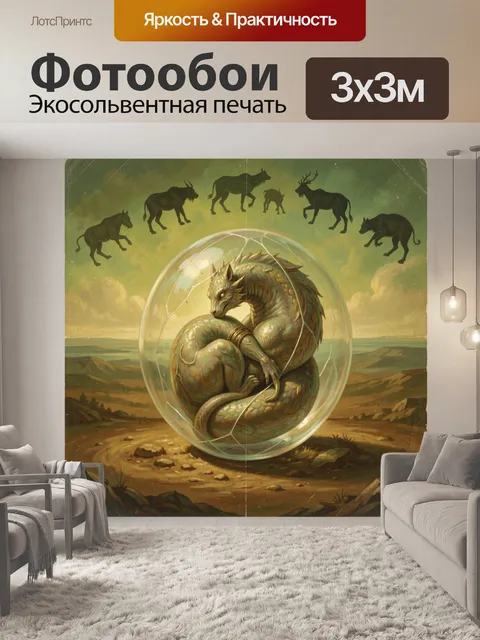 300 × 300 см · Экосольвентная печать