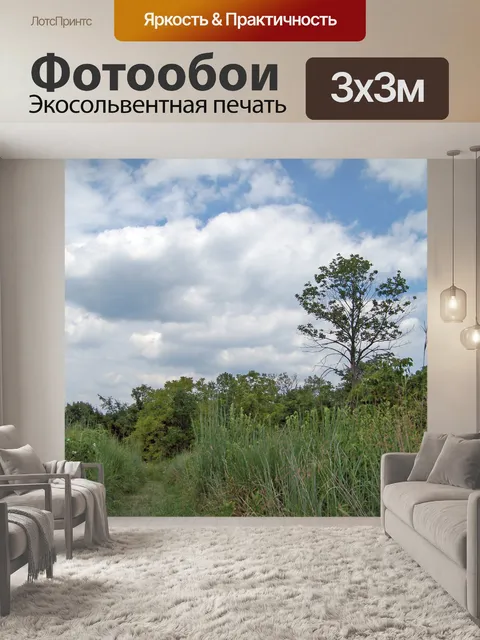 Фотообои Дерево в поле