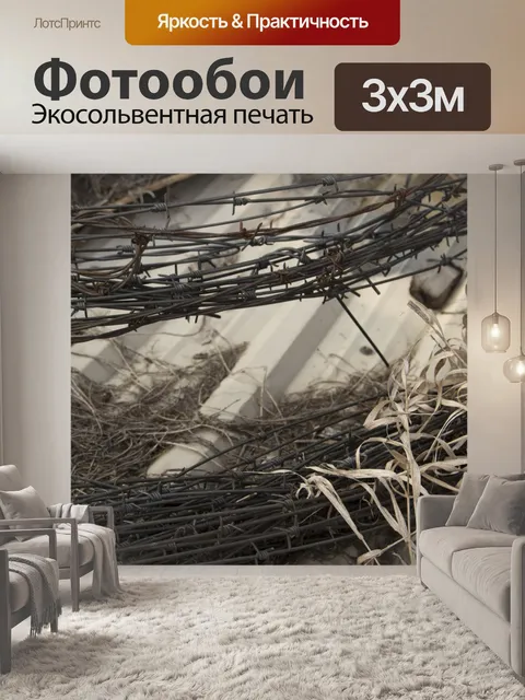 Фотообои Колючая проволока