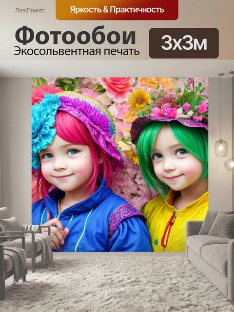 Фотообои с фото для девочек