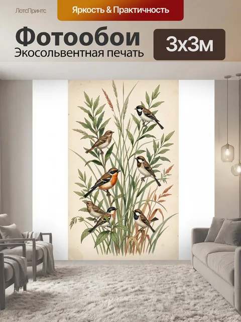 300 × 300 см · Экосольвентная печать