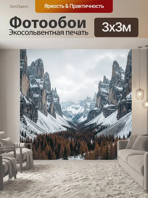 300 × 300 см · Экосольвентная печать