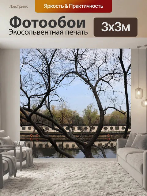 Фотообои Деревня на воде