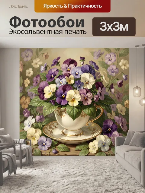 300 × 300 см · Экосольвентная печать