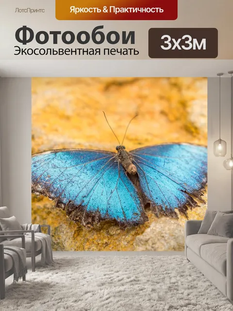 Фотообои Сад бабочек бенальмадена