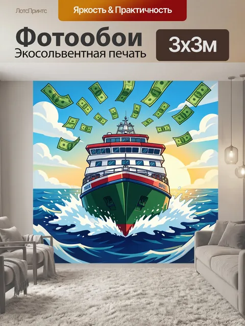 300 × 300 см · Экосольвентная печать