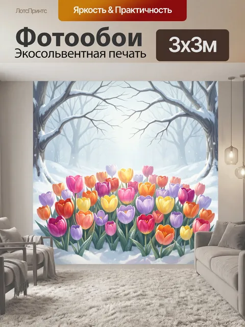 300 × 300 см · Экосольвентная печать
