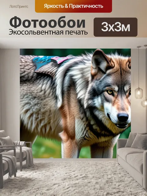 Фотообои с волком