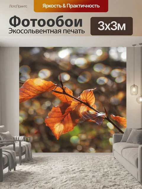 Фотообои Листья