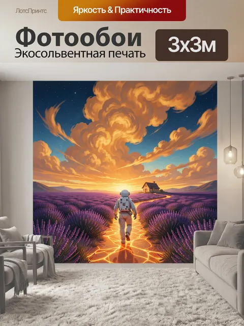 300 × 300 см · Экосольвентная печать