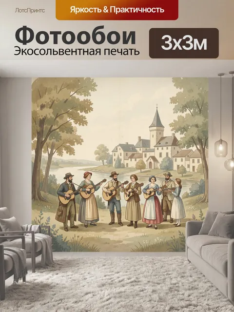 300 × 300 см · Экосольвентная печать