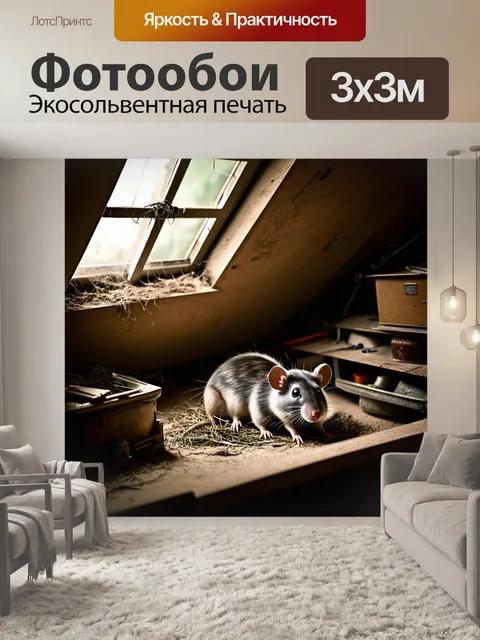 Фотообои стартовое гнездо крыс
