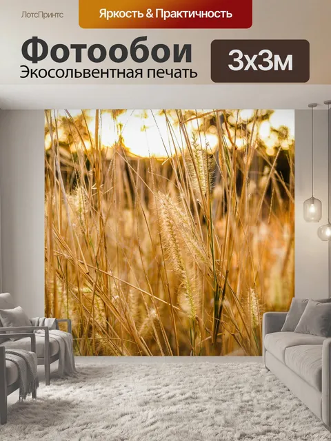 Фотообои Дикий цветок травы