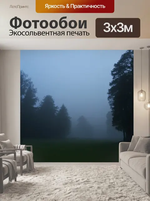 Фотообои туман в стиле романтизм