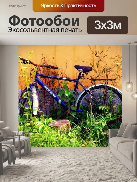 Фотообои Заброшенные велосипед