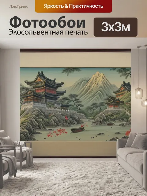 Фотообои с надписями китайскими