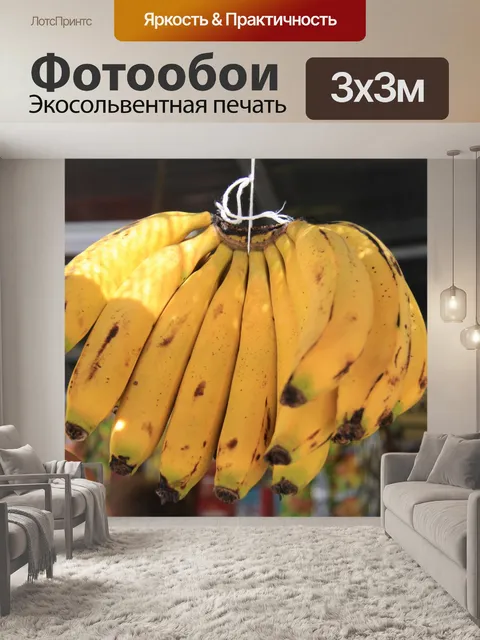 Фотообои Висячие бананы