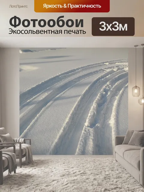 Фотообои Шина треки