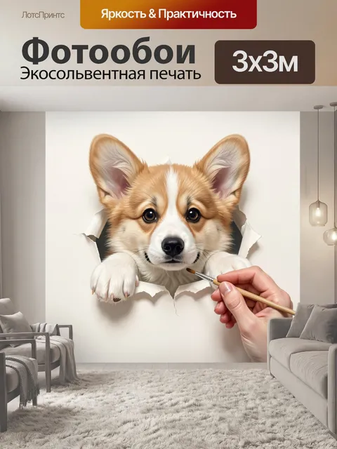 300 × 300 см · Экосольвентная печать
