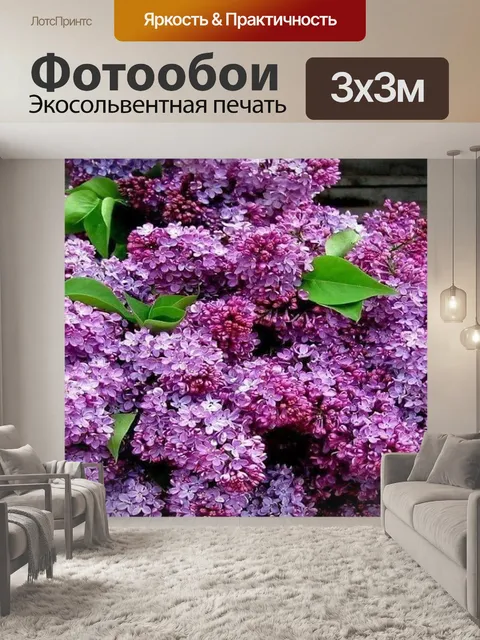 Фотообои Цветок сиреневый