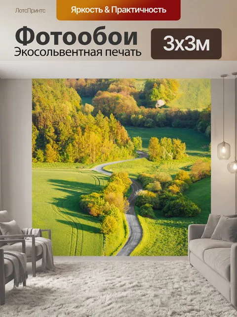 Фотообои сельских дорог