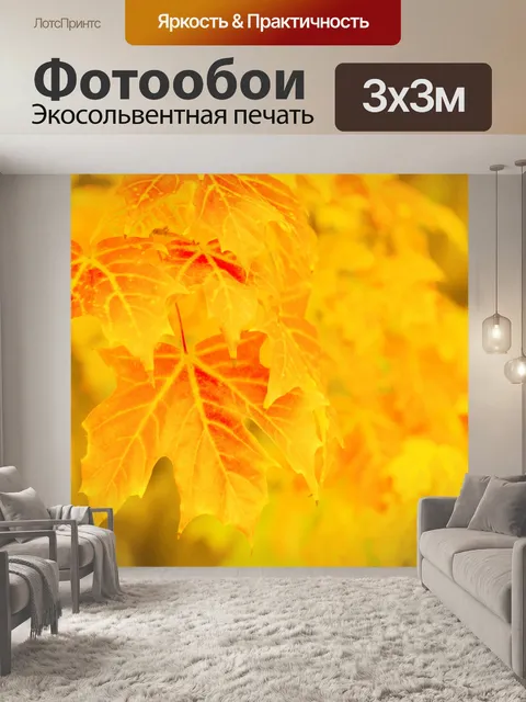 Фотообои Осенние листья