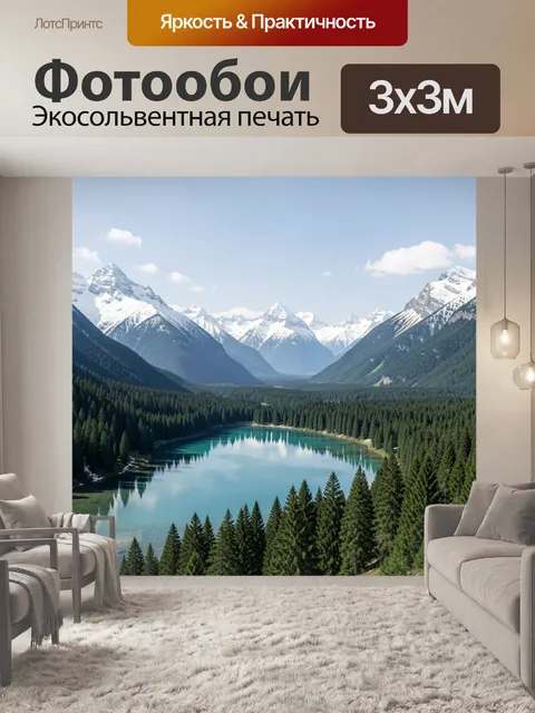 300 × 300 см · Экосольвентная печать