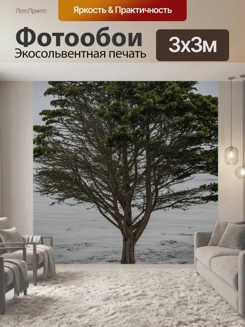 Фотообои дерево у моря