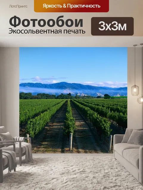 Фотообои Зеленый чай плантации