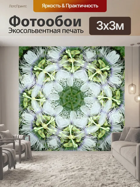Фотообои Цветок Страсти абстрактный фон