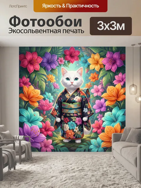 300 × 300 см · Экосольвентная печать