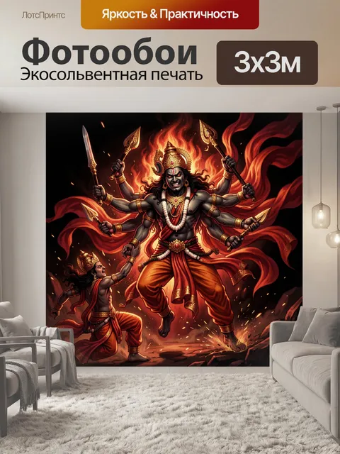 300 × 300 см · Экосольвентная печать
