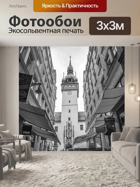 Фотообои Городской пейзаж Брно, Чехия