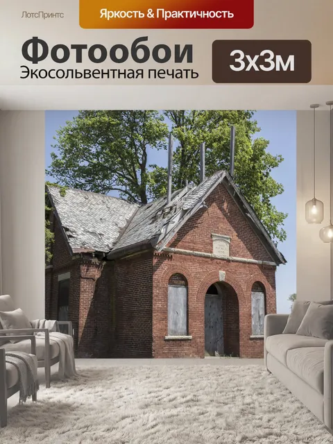 Фотообои Сельская школа.