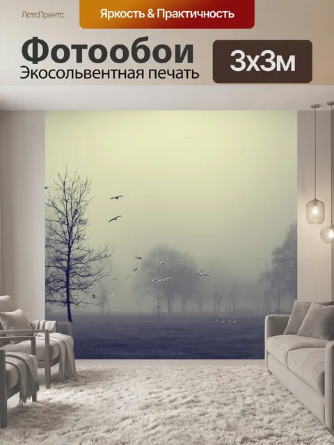 Фотообои туманный